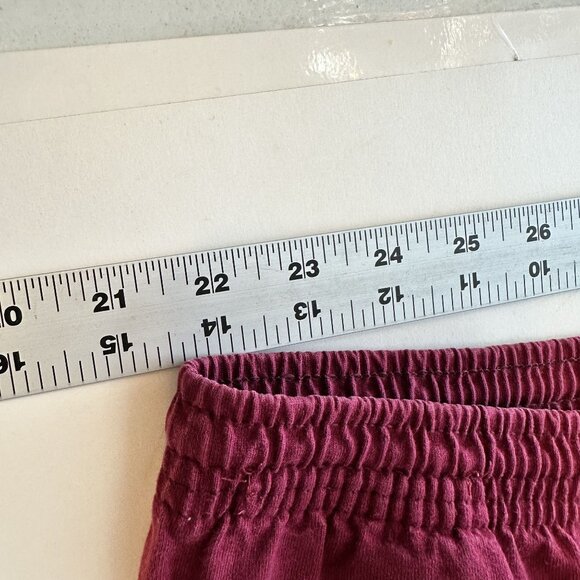 Vtg Wilson Mens Sweatpants Joggers Burgundy Cotton Medium Draw String 80s - Picture 7 of 9